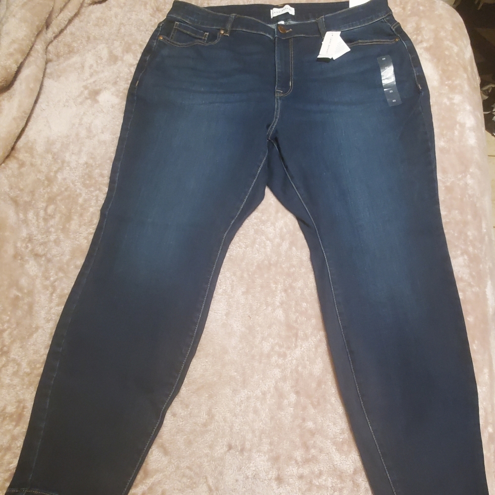 Lane Bryant NWT Size 22 Curvy Fot Skinny Jeans